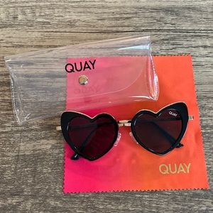 Quay Australia Love That Heart Sunglasses